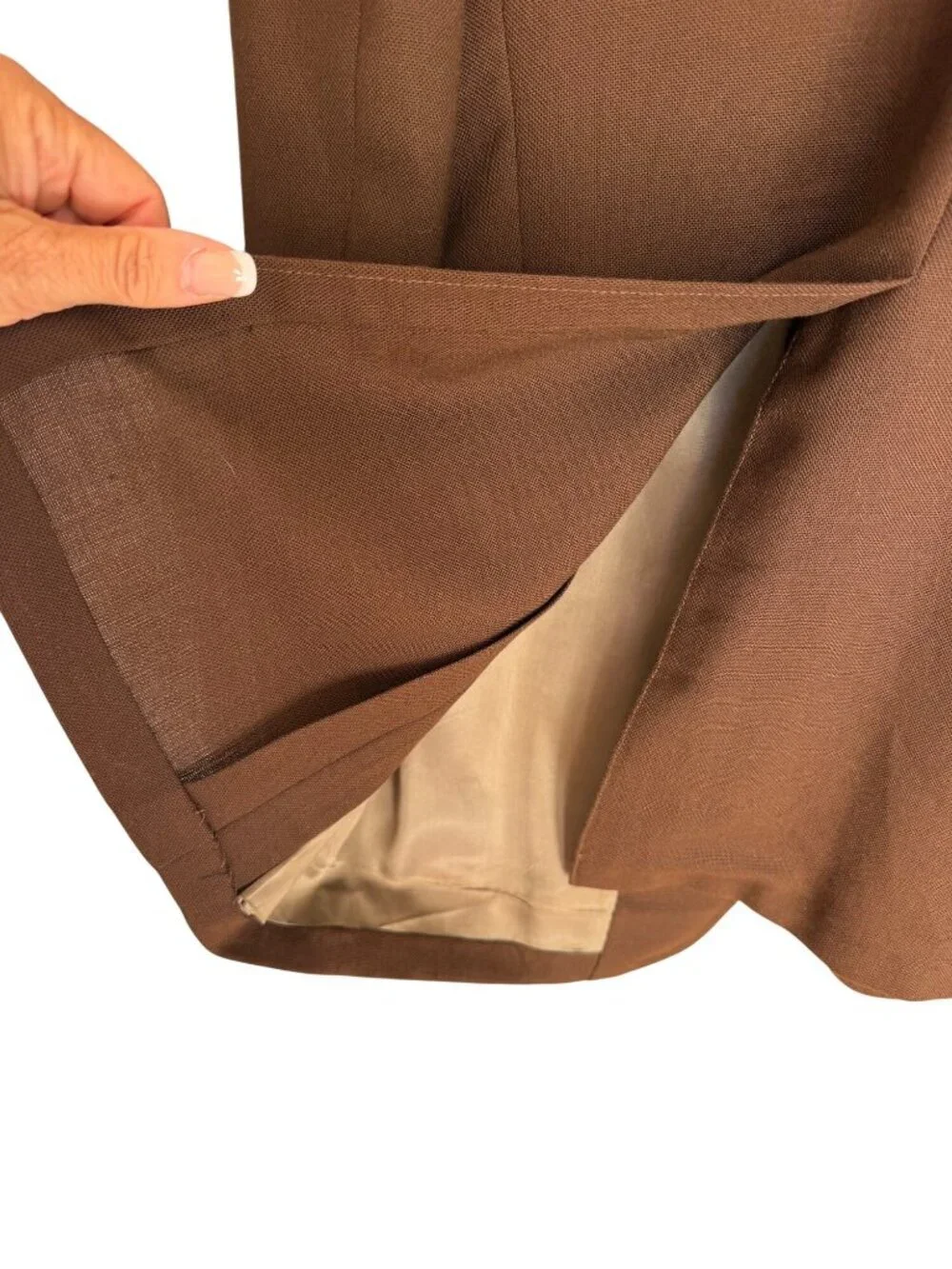 Desmond's Southern California 1970s Mens Sport Coat Blazer Size 42 Long Brown